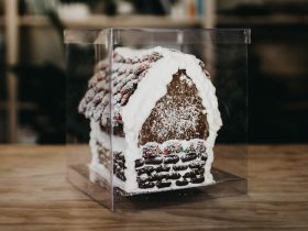 square cake box