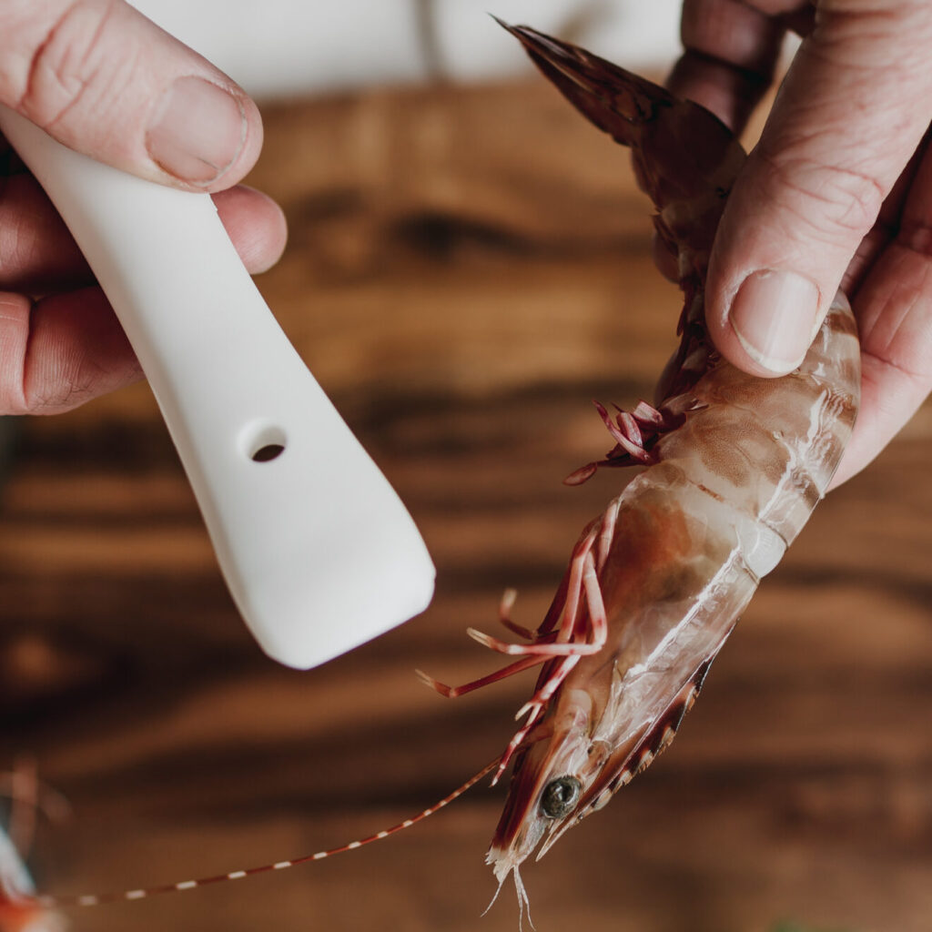 Back of Prawn Peeler
